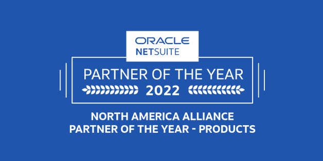 2022 NetSuite Alliance Partner of the Year of North America - Products