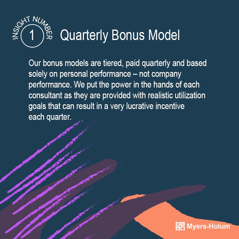 Quarterly Bonus Model for Myers-Holum Employees