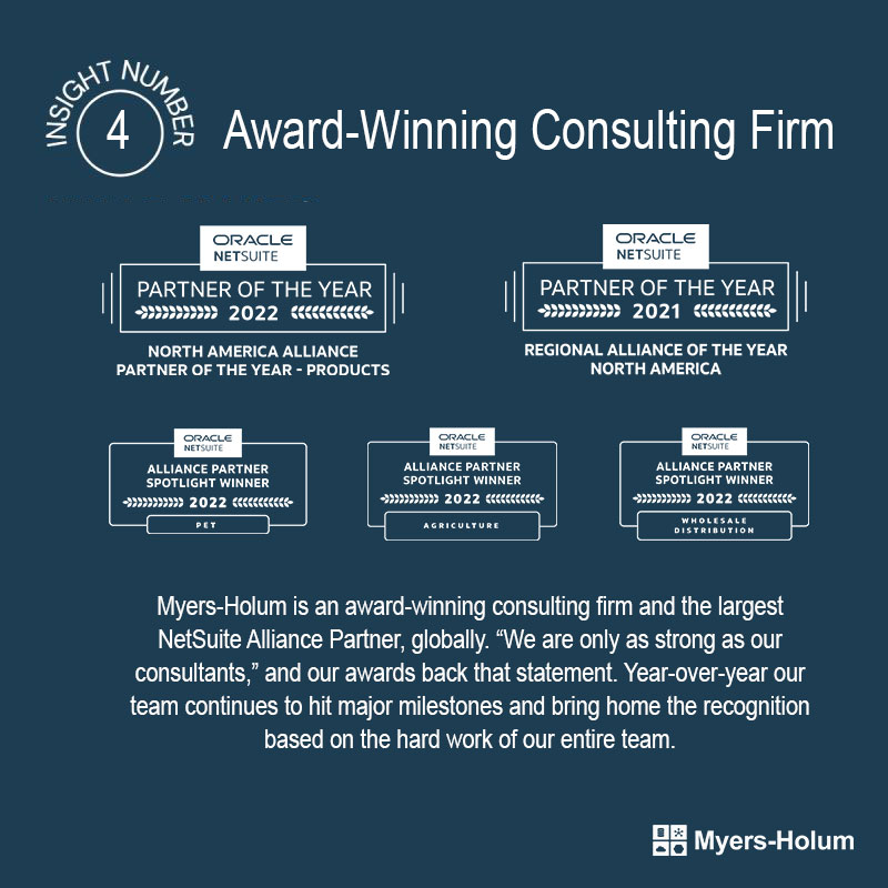 Award-winning consulting firm - insight