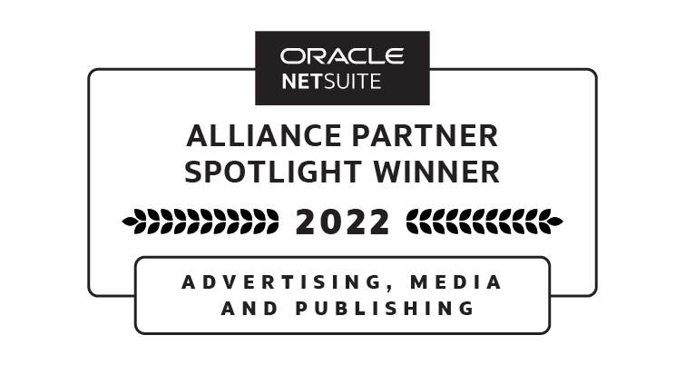 2022 Advertising, Media & Publishing Oracle NetSuite Spotlight Award