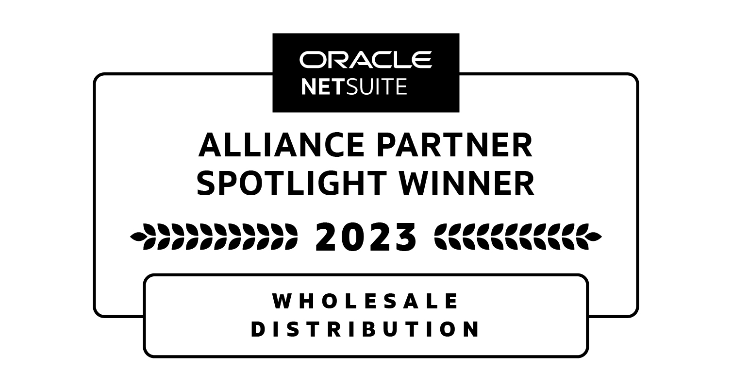 Oracle NetSuite Spotlight Award for Wholesale Distribution